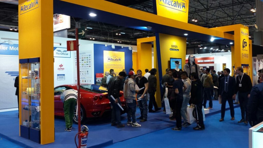 Imagen del stand de Recalvi en Motortec